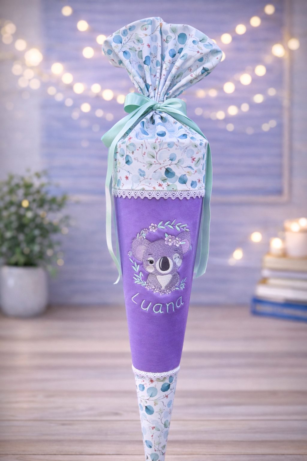 SCHULTÜTE "KOALABÄR" MIT PAPPKEGEL