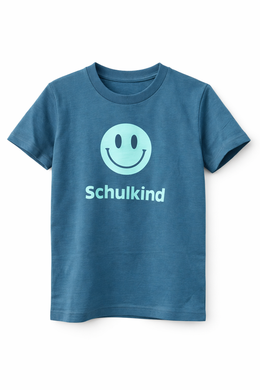 T-Shirt 'Schulkind' petrol