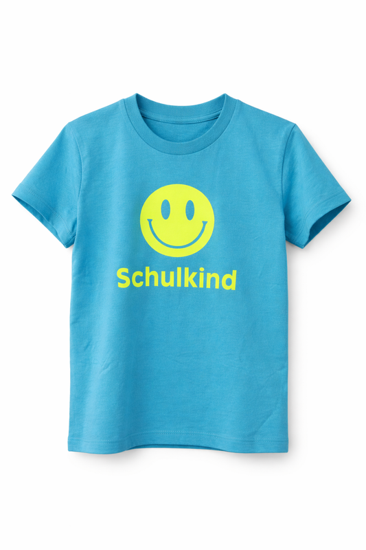 T-Shirt 'Schulkind' blau