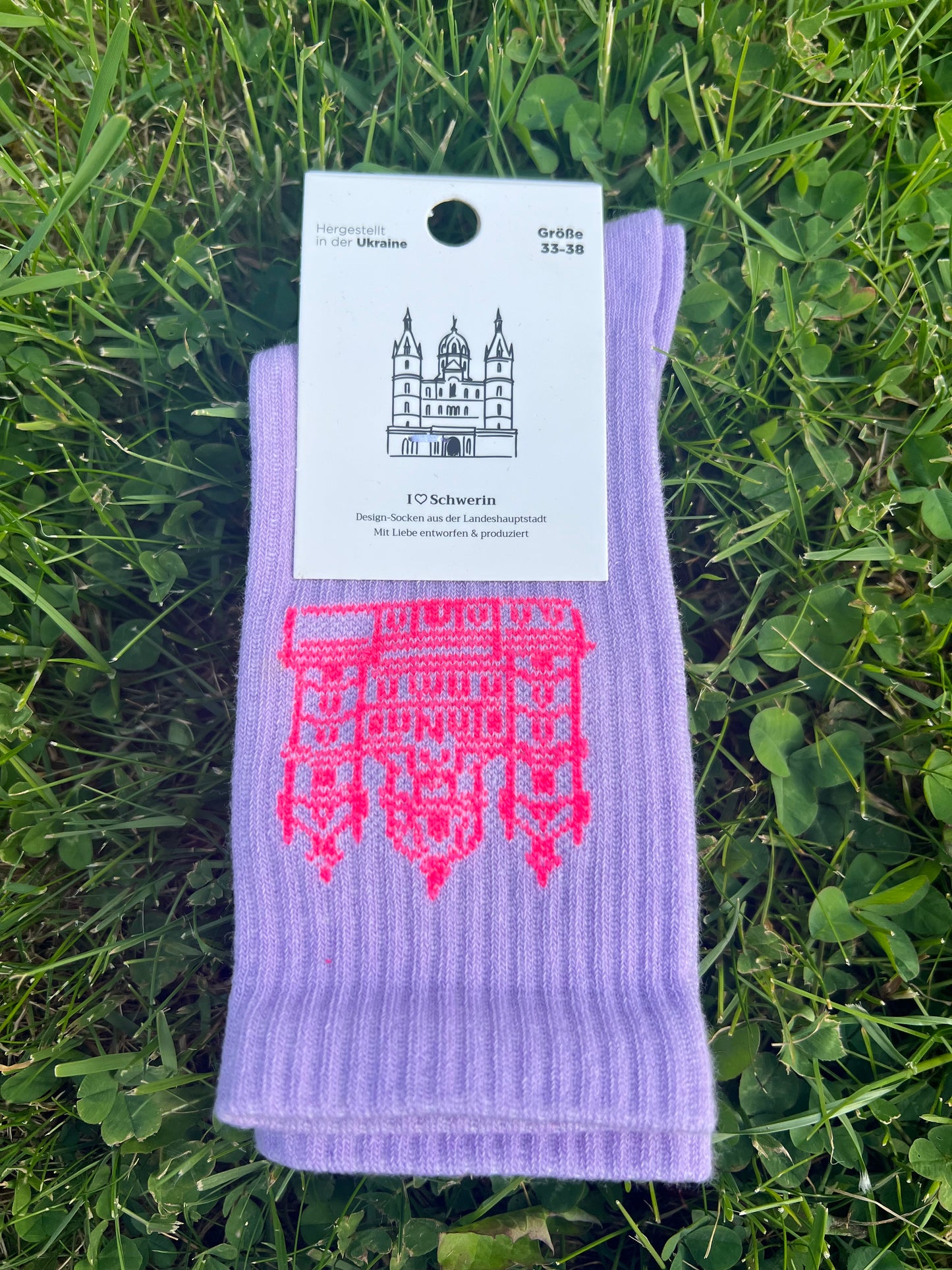 Schweriner Schloss Socken 'Lilac Energy'
