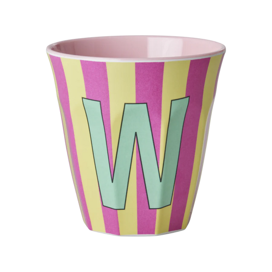 Buchstaben Becher 'W'