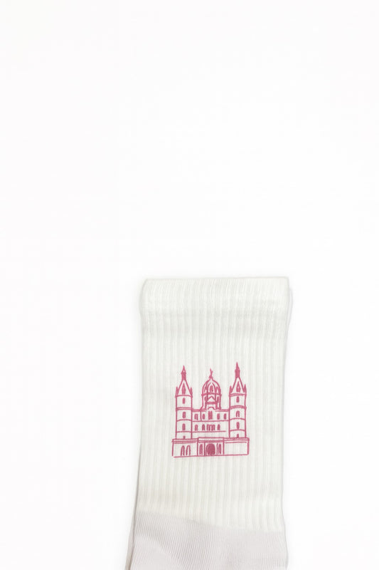 Schweriner Schloss Socken 'Bubblegum Blush'